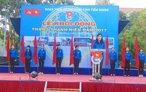 Lễ phát động và ra quân Tháng Thanh niên tỉnh Tiền Giang năm 2017